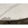 SECONDE MAIN - Table basse ronde 78x78cm plateau effet marbre