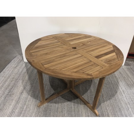 Teak wood garden table for 4/5 people | Second life