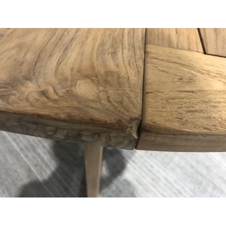 Teak wood garden table for 4/5 people | Second life
