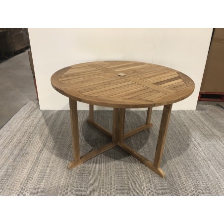 Teak wood garden table for 4/5 people | Second life
