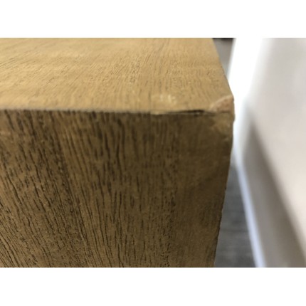 SECOND-HAND - Natural wood sideboard with 1 door and 3 drawers