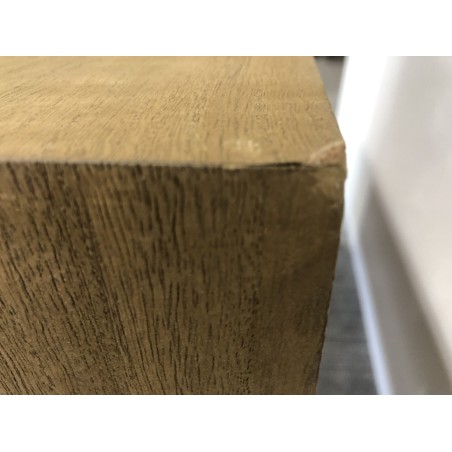 SECONDE MAIN - Buffet bois naturel 1 porte 3 tiroirs