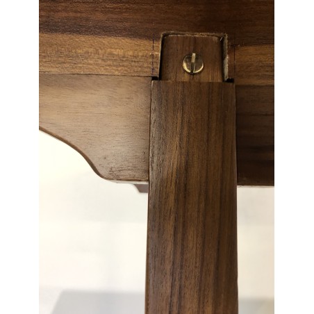 SECONDE MAIN - Table de jardin 4/6 pers. Rect. Ext. 120/180cm bois Teck huilé