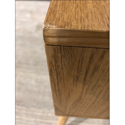 RODRIGO Natural-Coloured Console Table with 2 Drawers