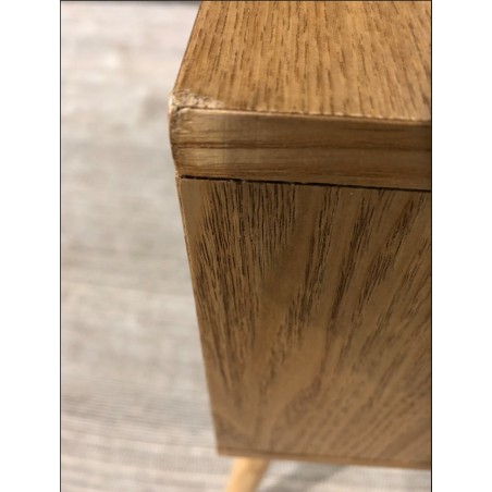 RODRIGO Natural-Coloured Console Table with 2 Drawers