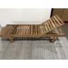 Premium Teak Sun Lounger with Wheels - Rot-Resistant Garden Furniture Premium Teak Sun Lounger with Wheels - Rot-Resistant Garden Furniture