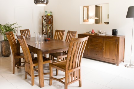 Lot de 2 chaises baléro bois LAUREN
