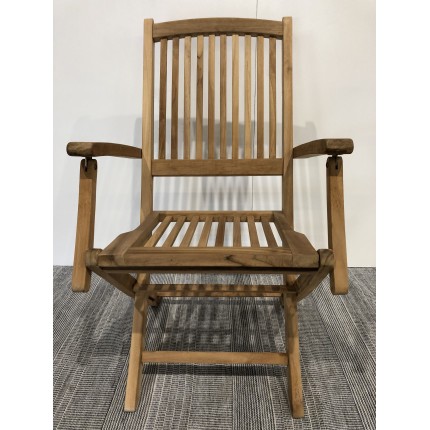 SECONDE MAIN - Fauteuil de jardin Lombock en bois Teck