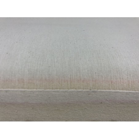 Canapé 2 places coussins blanc en bois et rotin | Seconde Main