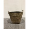 Round flower pot 60x60cm in natural bamboo | Second-hand Round flower pot 60x60cm in natural bamboo | Second-hand