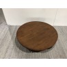 SIXTINE coffee table - Recycled teak and black metal | Second-hand SIXTINE coffee table - Recycled teak and black metal | Second-hand