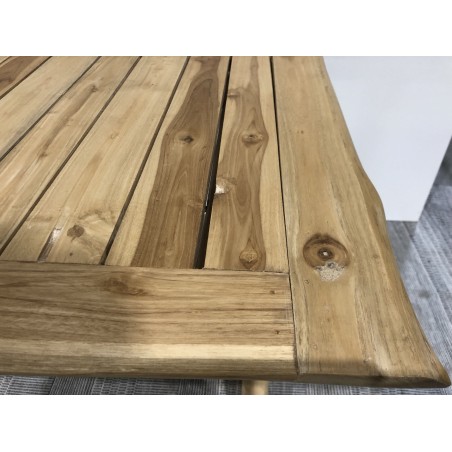 Bureau WILL en branches de teck naturel 120x60cm | Seconde main