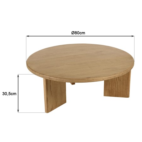Table basse ronde 80cm | Seconde main