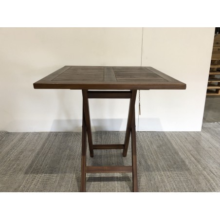 MAEVA Garden Table for 2 People - Teak Wood - 70 x 70 cm