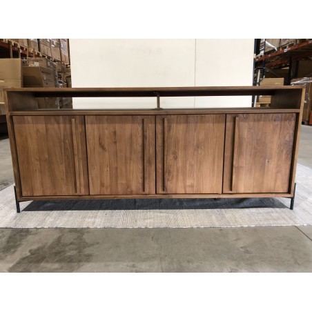 Buffet 4 portes 2 niches en bois de teck recyclé | Seconde Main
