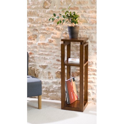 LORINE Brown 3-tier Shelf in Mindi Wood - Exotic Home Decor