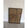 Rectangular wall decoration in natural recycled teak | Second Hand Rectangular wall decoration in natural recycled teak | Second Hand
