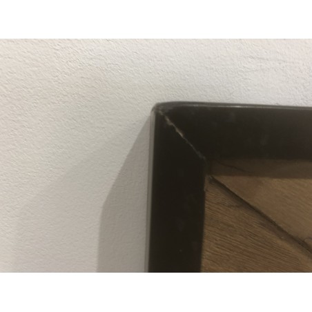 Rectangular wall decoration in natural recycled teak | Second Hand