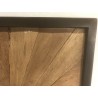 Rectangular wall decoration in natural recycled teak | Second Hand Rectangular wall decoration in natural recycled teak | Second Hand
