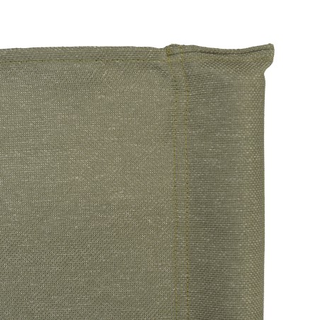 Set of 2 folding chairs in bamboo and green fabric | Macabane Furniture