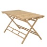 140x70cm folding bamboo dining table | Macabane Furniture