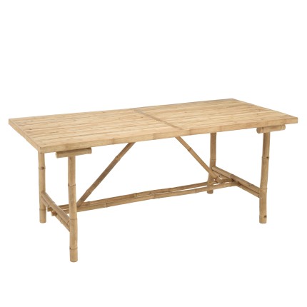 Bamboo dining table 180x80cm | Vital Collection