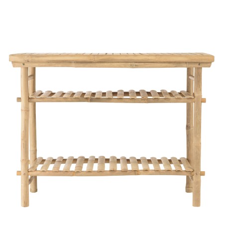Bamboo console table with 2 shelves, 100x40cm | Vital Collection