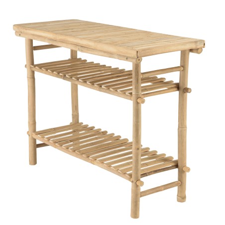 Bamboo console table with 2 shelves, 100x40cm | Vital Collection