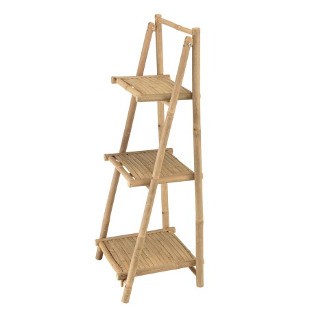 3-tier folding bamboo shelf | Vital Collection