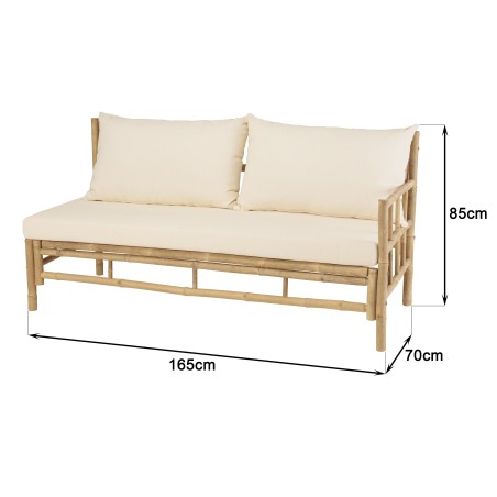 6-seater sofa and 1 bamboo coffee table | Vital Collection