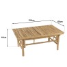 Canapé 6 places et 1 table basse en bambou | Collection Vital