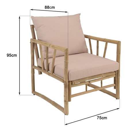 Canapé 2 places, 2 fauteuils et 1 table basse | Collection Vital