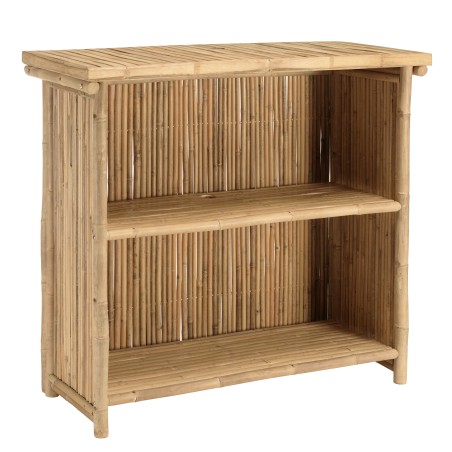 1 bar, 1 parasol and 2 stools with bamboo backrests | Vital Collection