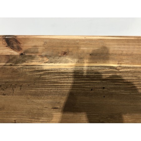 SECONDE MAIN - Coffre rangement marron bois