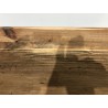 SECOND HAND - Brown storage chest, recycled pine with black metal handles