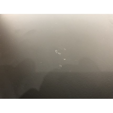 Table basse ronde 110x110cm plateau en fer noir | Seconde vie