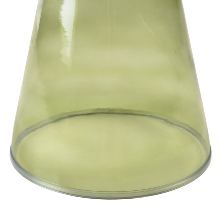 Table d'appoint design en verre transparent couleur vert | Collection Hortense