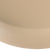 Set de 2 tables basses forme champignon en fer beige mat | Collection Hortense