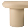 Set de 2 tables basses forme champignon en fer beige mat | Collection Hortense