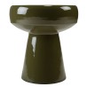 Table d'appoint design en fer couleur vert sapin | Collection HORTENSE