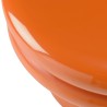 Table d'appoint design en fer couleur orange fluo | Collection Hortense
