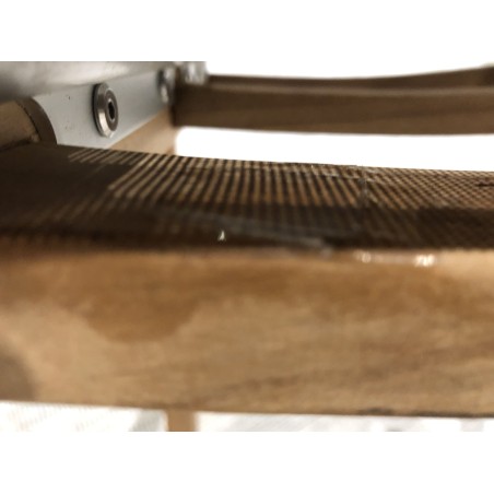 Lot de 2 chaises pliantes textilène couleur taupe | SECONDE VIE