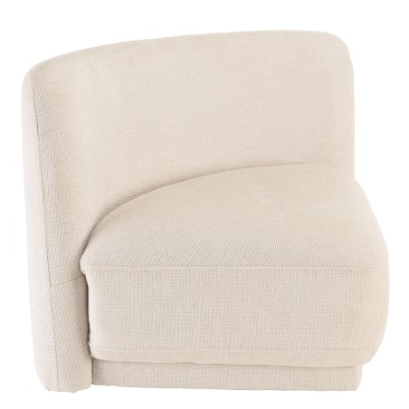 Set: 1-seater sofa with backrest + 3 footstools | LEOPOLD Collection