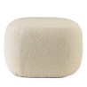 Designer pouffe no. 2 in beige small terry cloth | Leopold Collection