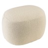 Designer pouffe no. 2 in beige small terry cloth | Leopold Collection