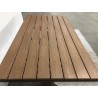 Table de jardin rectangulaire 4 personnes 140x80cm | Seconde Vie