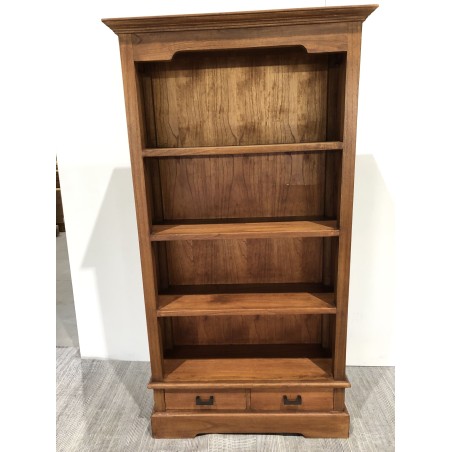 SECOND-HAND - 100 mindi bookcase with 2 drawers