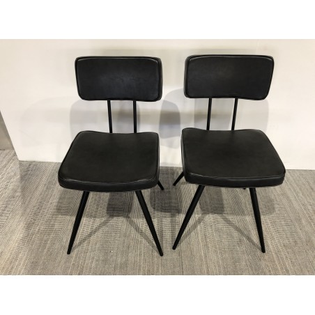 Set of 2 James chairs in black | Second-hand
