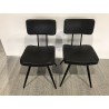 Lot de 2 chaises James noir | Seconde Main