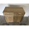 Natural-coloured sideboard with 2 drawers and 2 doors, cane wood | Second Hand